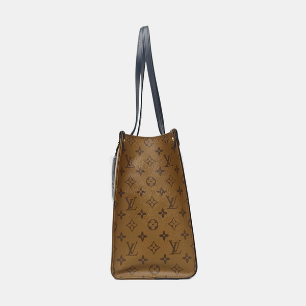 ONTHEGO MM Monogram Coated Canvas Brown