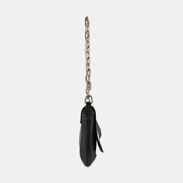 Calfskin Shoulder Bag Black
