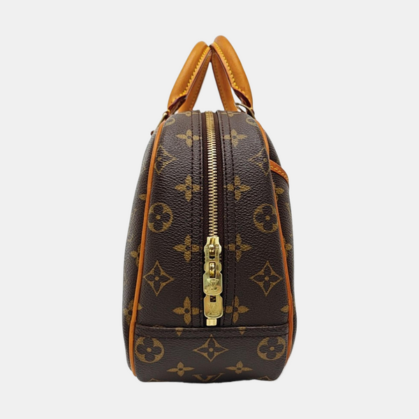 DEAUVILLE Monogram Coated Canvas Brown