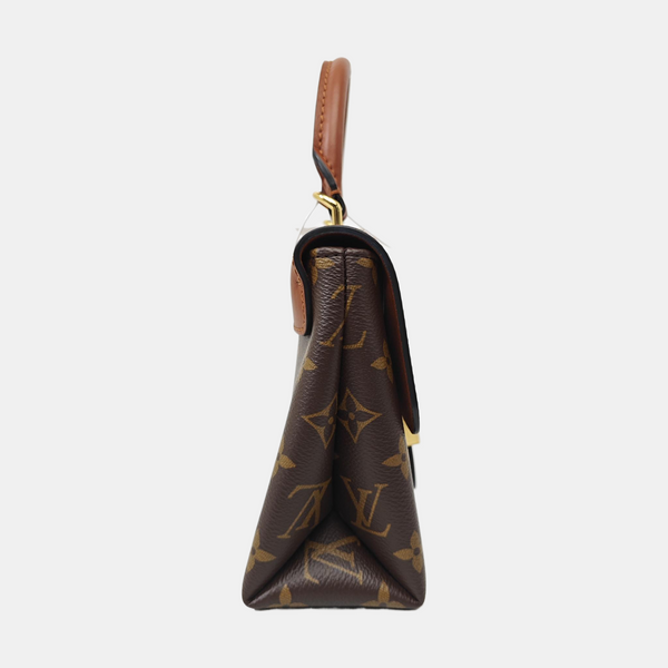 LOCKY BB Monogram Coated Canvas Brown