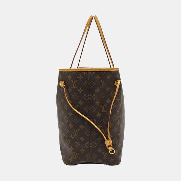 NEVERFULL GM Monogram Coated Canvas Brown