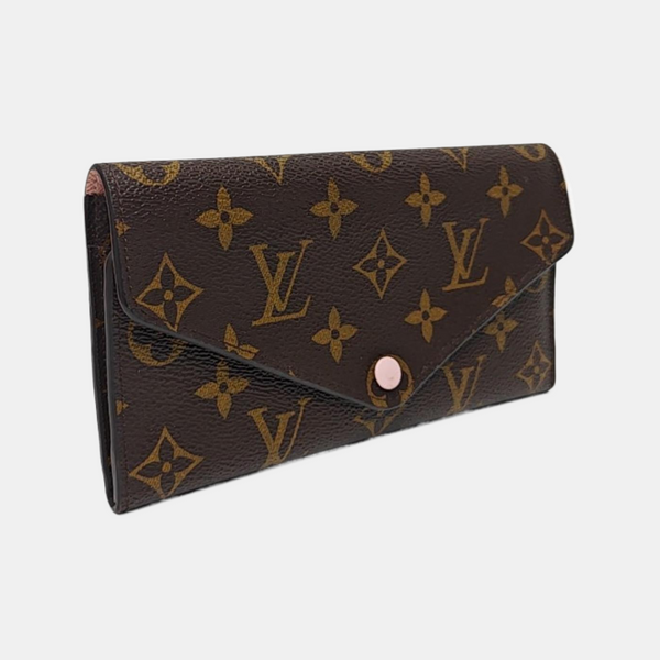 JOSÉPHINE Monogram Coated Canvas Brown Wallet