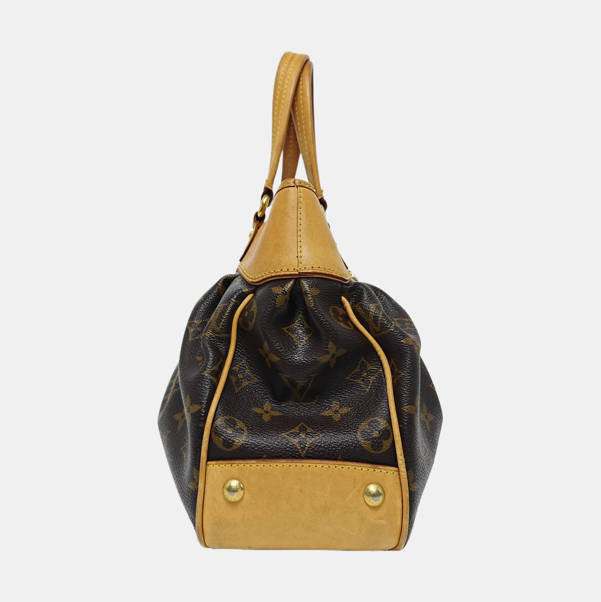 VINTAGE BOETIE PM Monogram Coated Canvas Brown