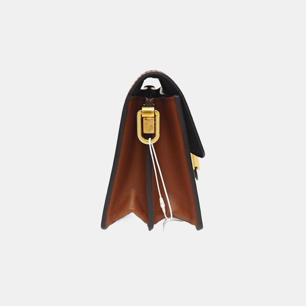 DAUPHINE Mini Monogram Coated Canvas Brown