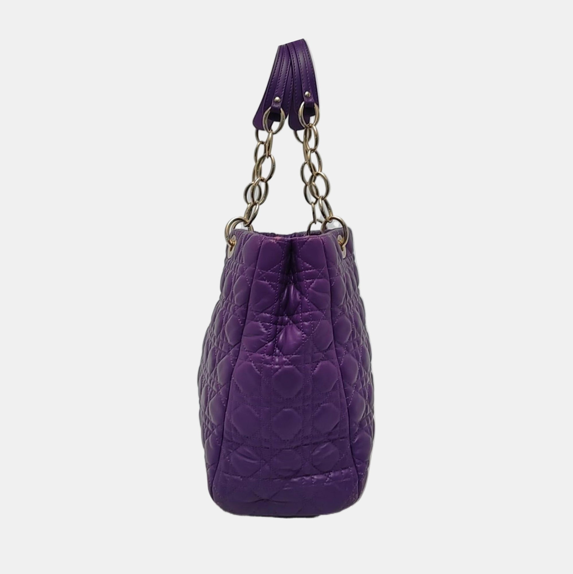 Dior Soft Cannage Calfskin Purple