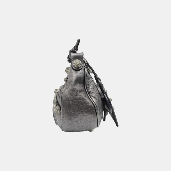 Le Cagole S Lambskin Gray