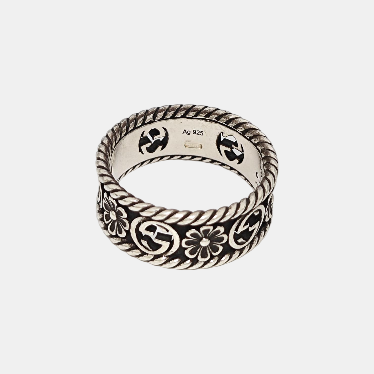 Icon 925 Sterling Silver Ring HK 15
