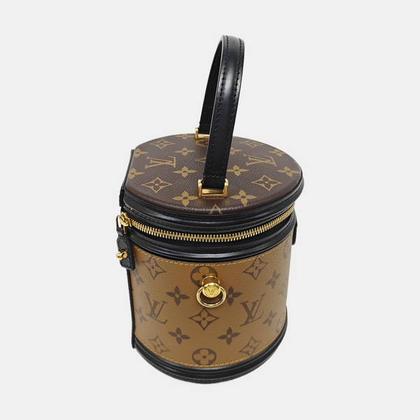 CANNES PM Monogram Coated Canvas Brown