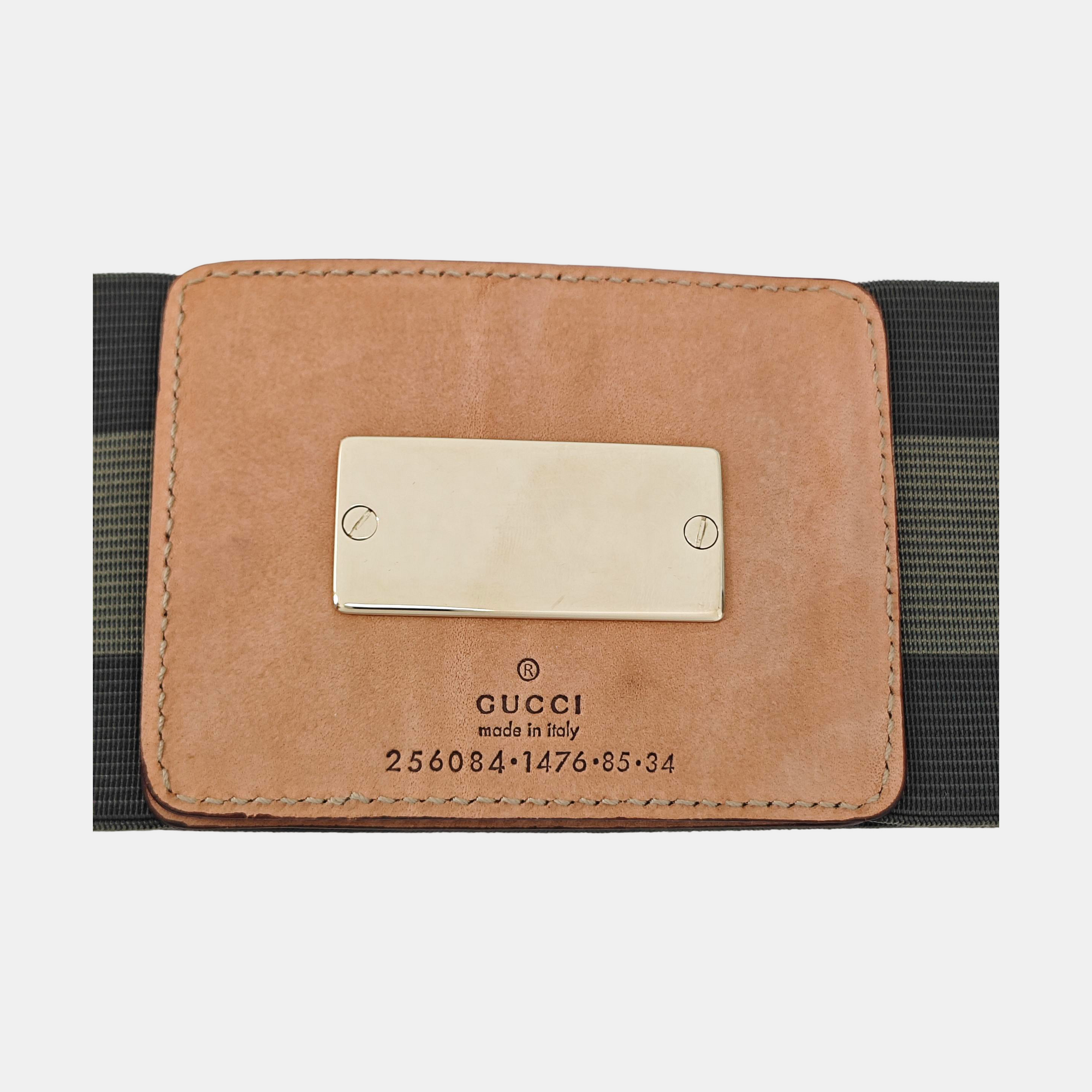 Fabric Belt Green