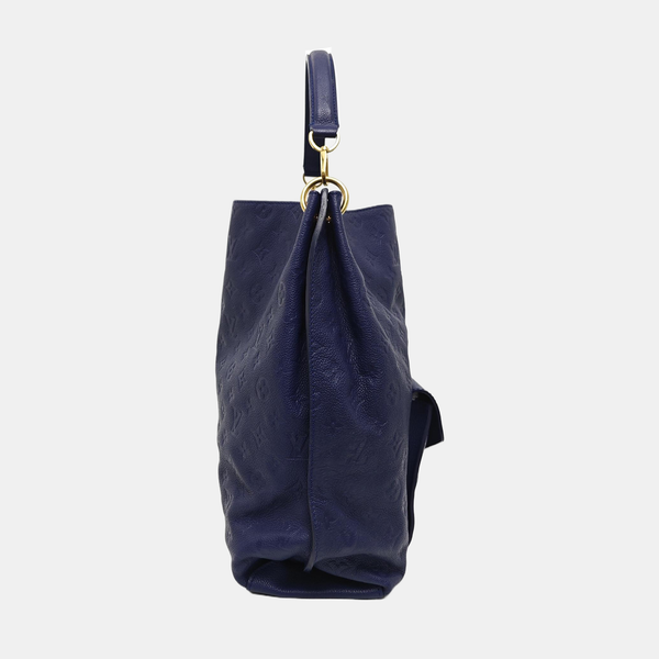 Authenticated pre-owned  MÉTIS Monogram Calfskin Blue - Bucket Bag at Looply
