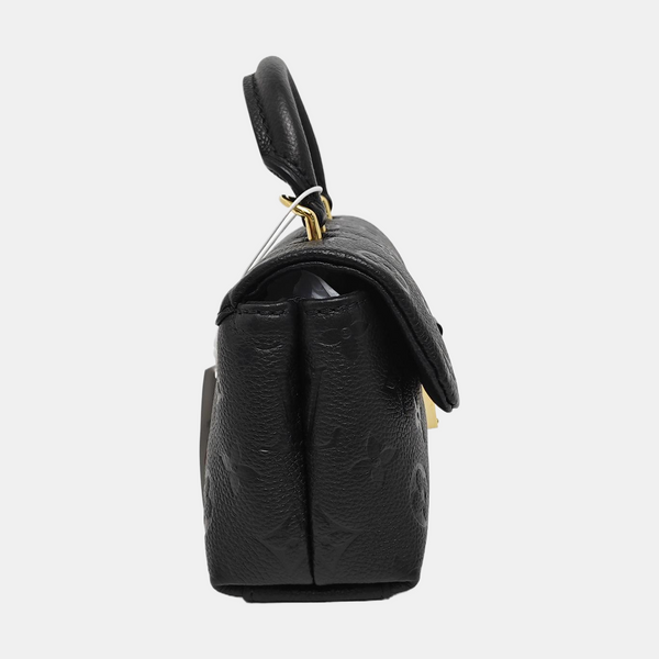 MADELEINE Nano Monogram Calfskin Black