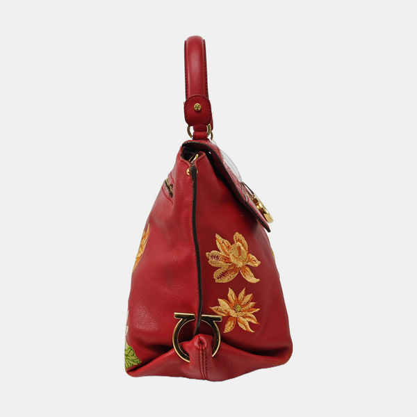 Sophia Calfskin Red