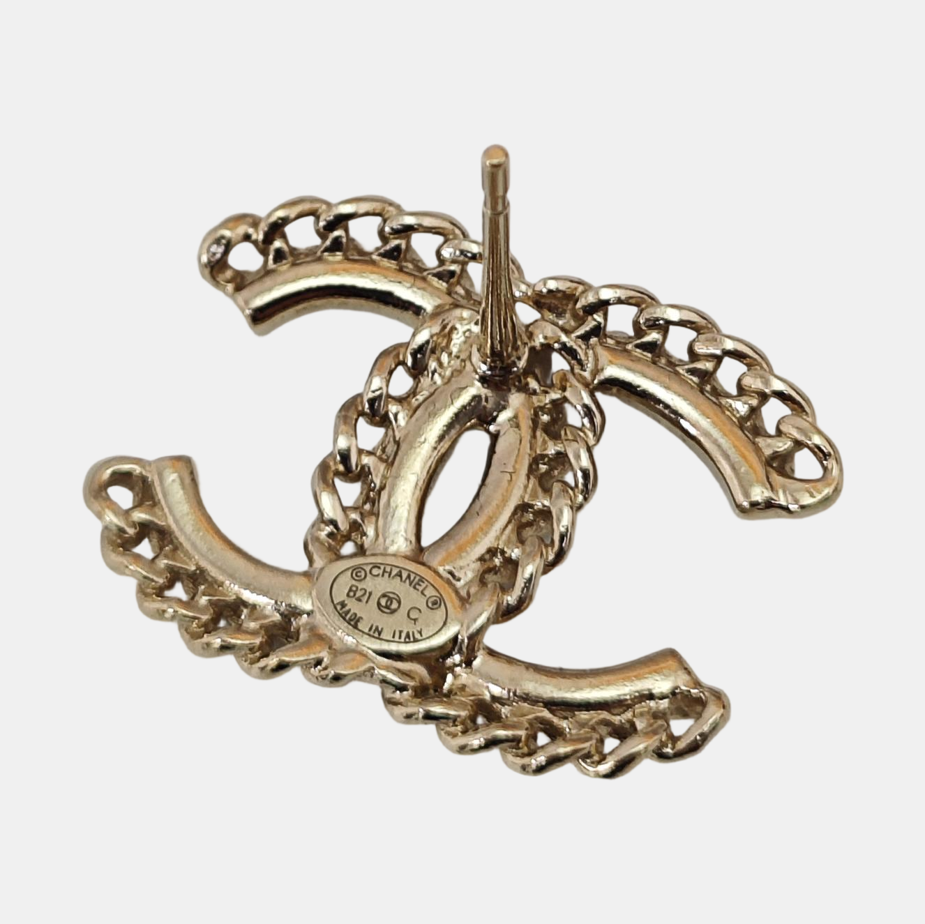 Metal Gold Stud Earrings