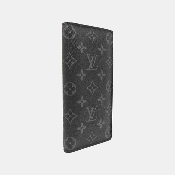 BRAZZA Monogram Coated Canvas Black Wallet