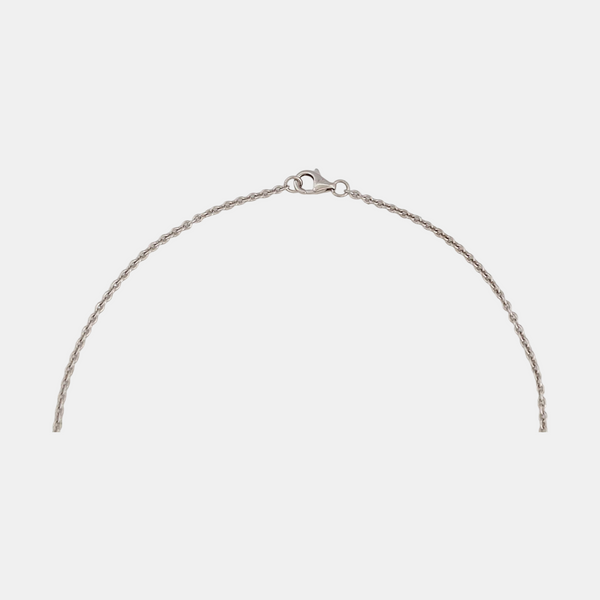 LOVE 18k White Gold Silver Necklace