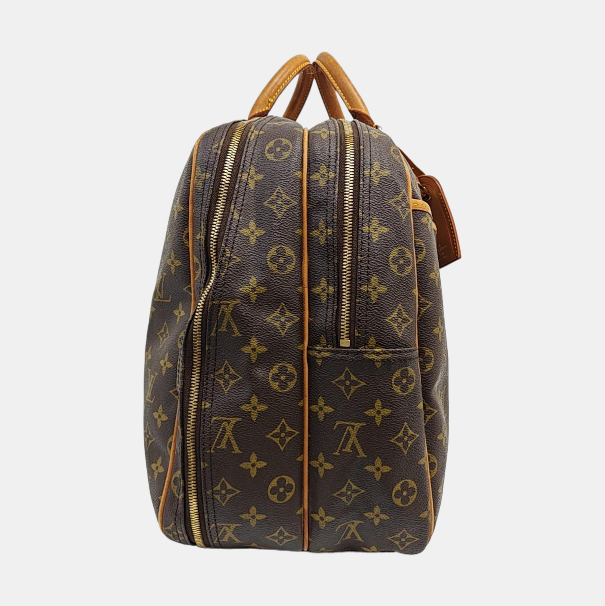 ALIZÉ Monogram Coated Canvas Brown