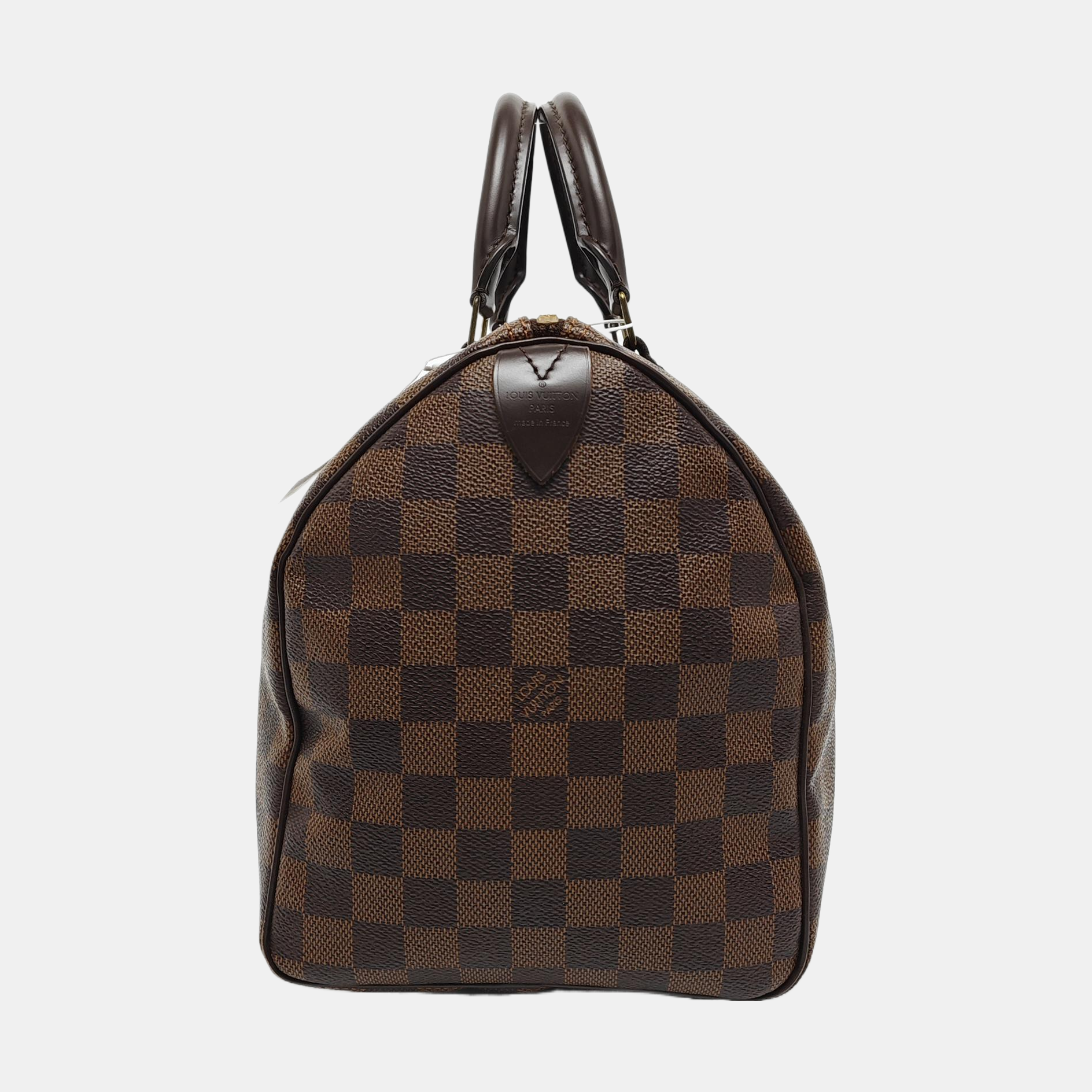 Authenticated pre-owned  SPEEDY 30 Coated Canvas Brown - Top Handle Bag at Looply