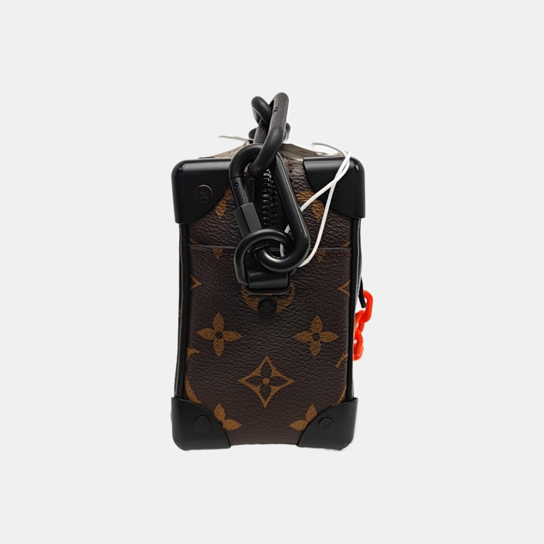 SOFT TRUNK Mini Monogram Coated Canvas Brown
