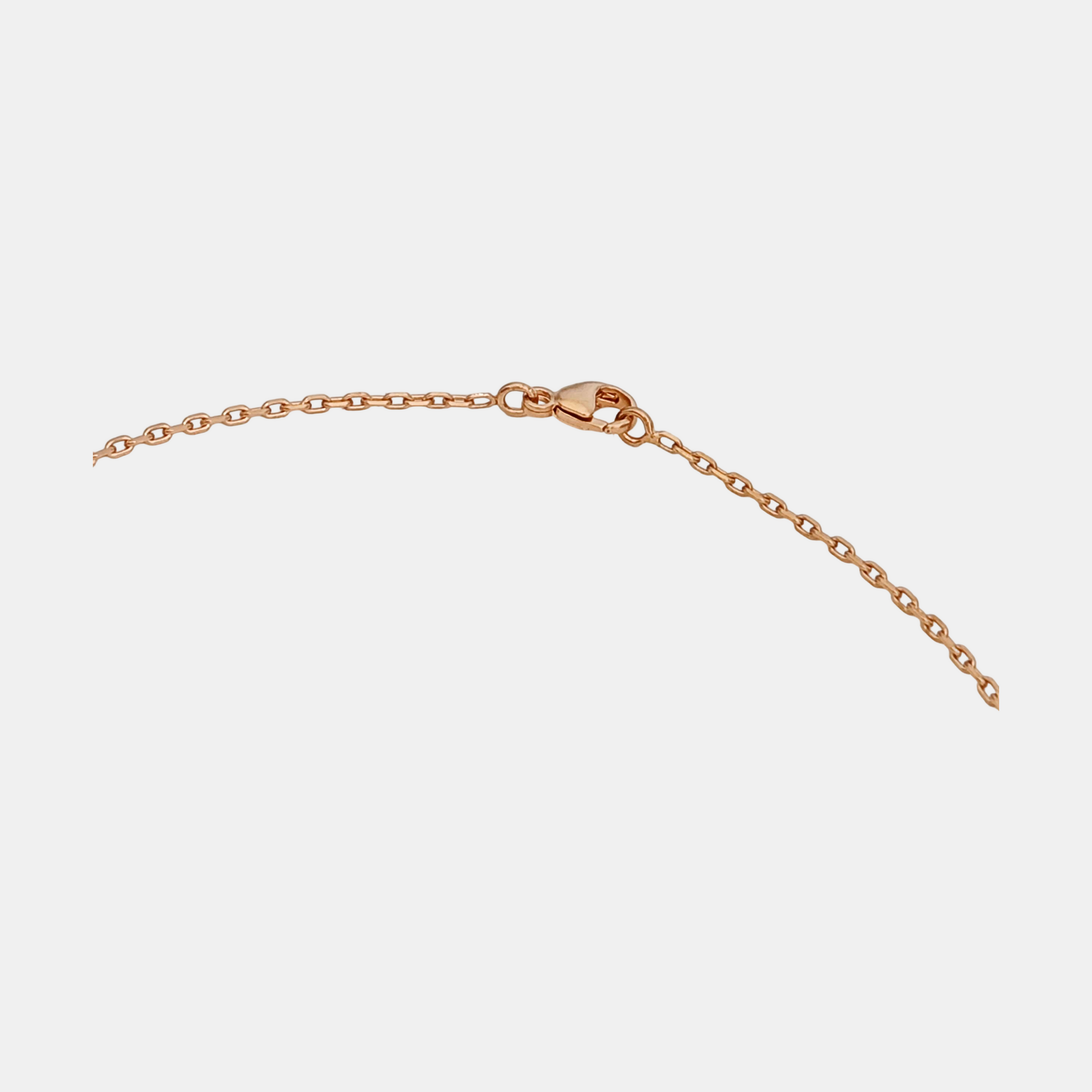 Pop H Metal Rose Gold Necklace