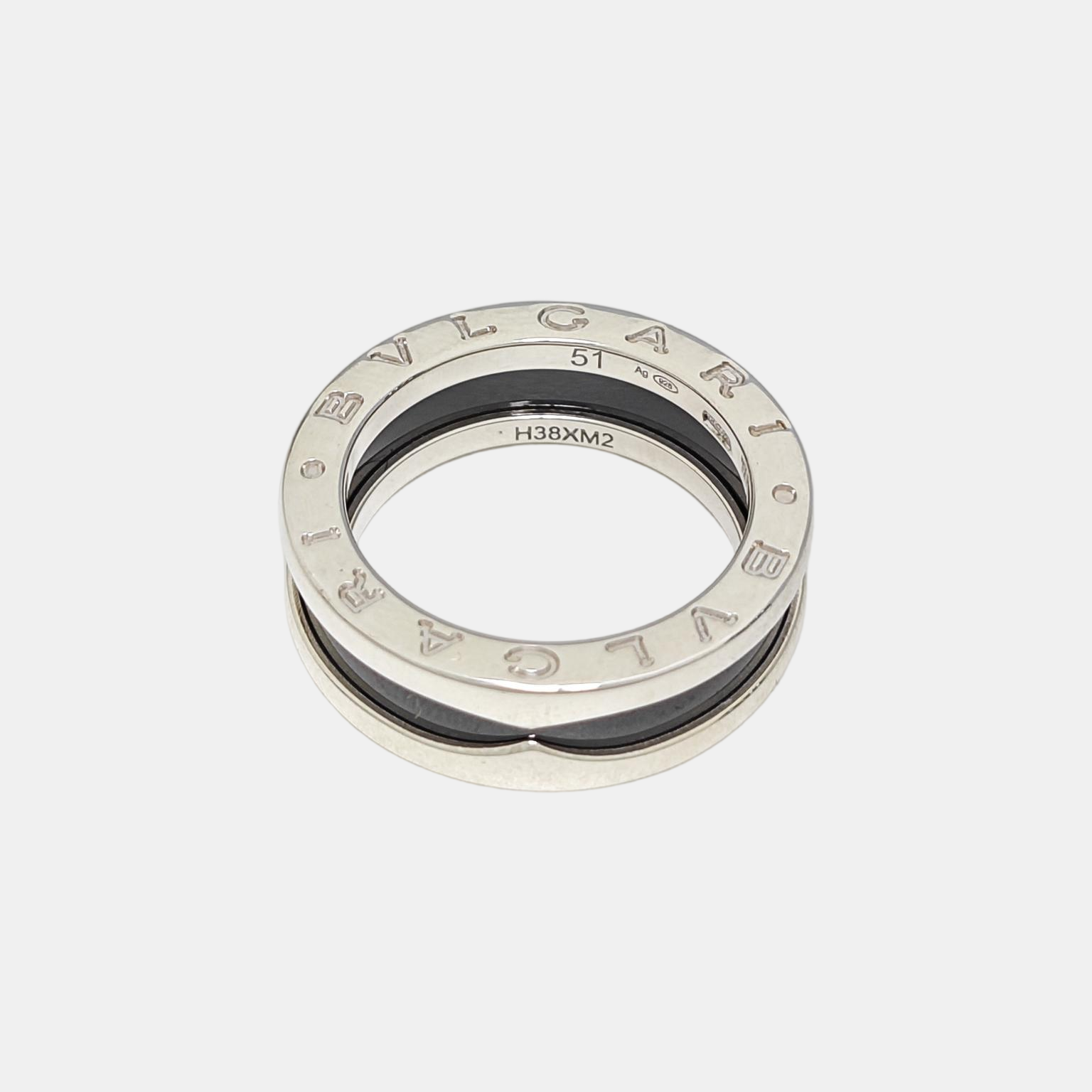 B.ZERO1 925 Sterling Silver Ring EU 51