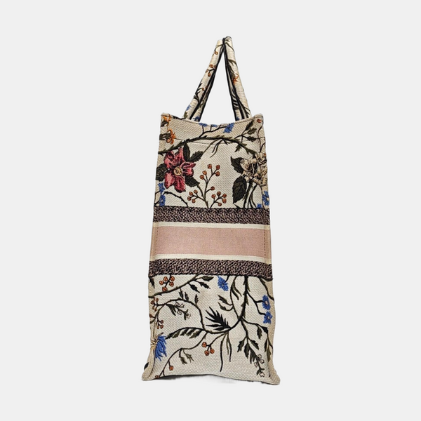 Book Tote Large Canvas Multicolor