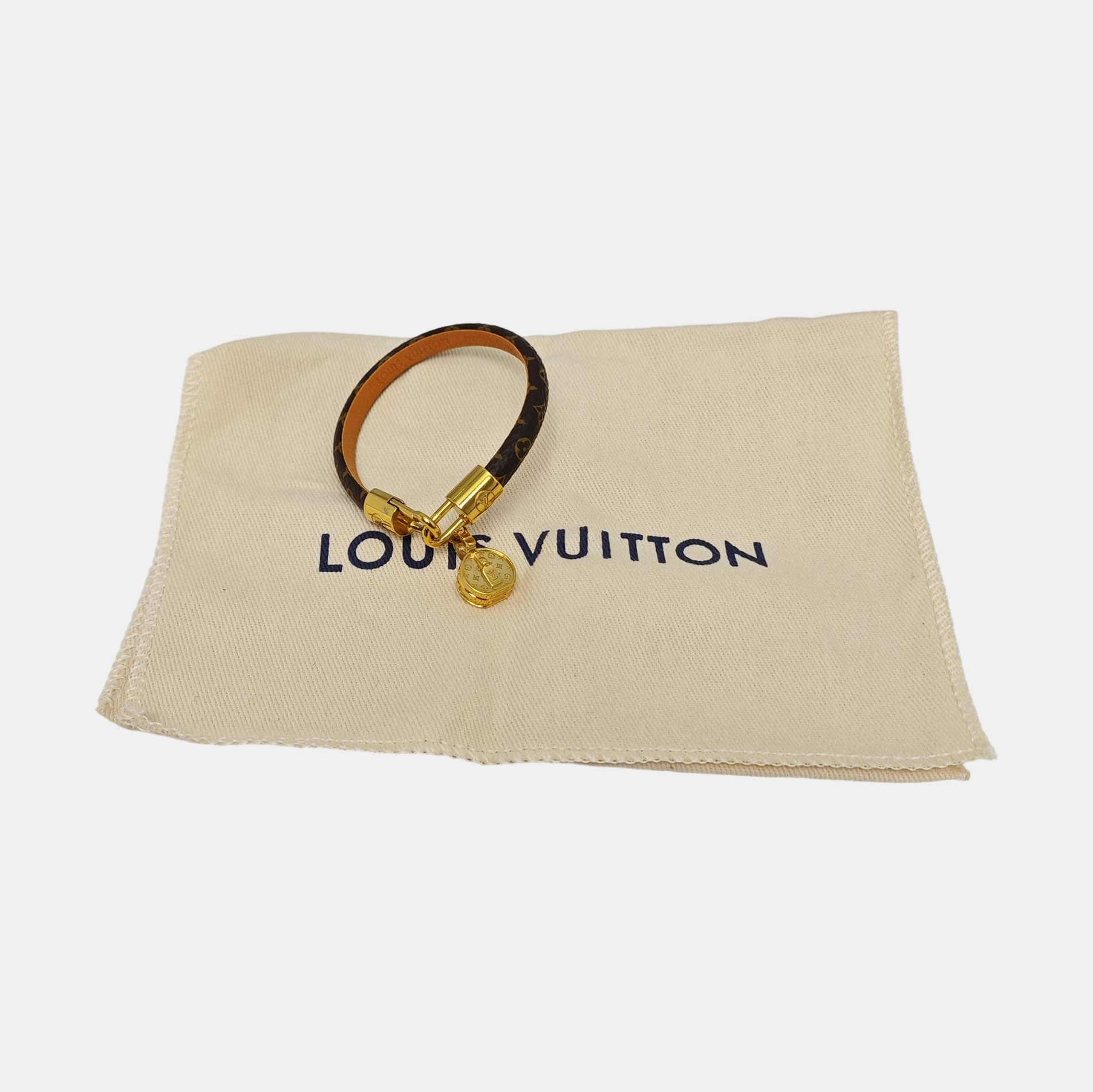 LV TRIBUTE Metal Brown Bangle