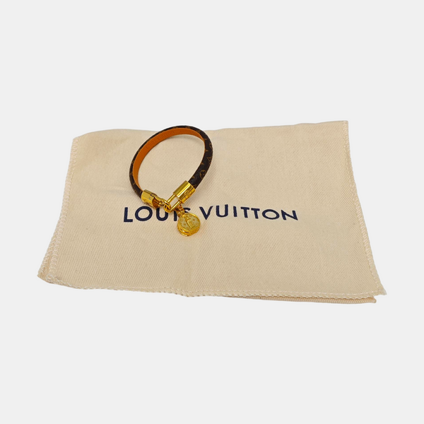LV TRIBUTE Metal Brown Bangle
