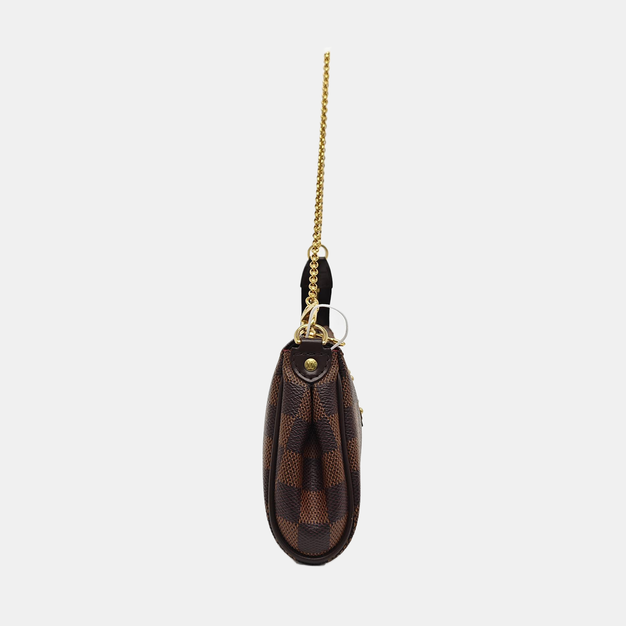 EVA Damier Ebene Coated Canvas Brown