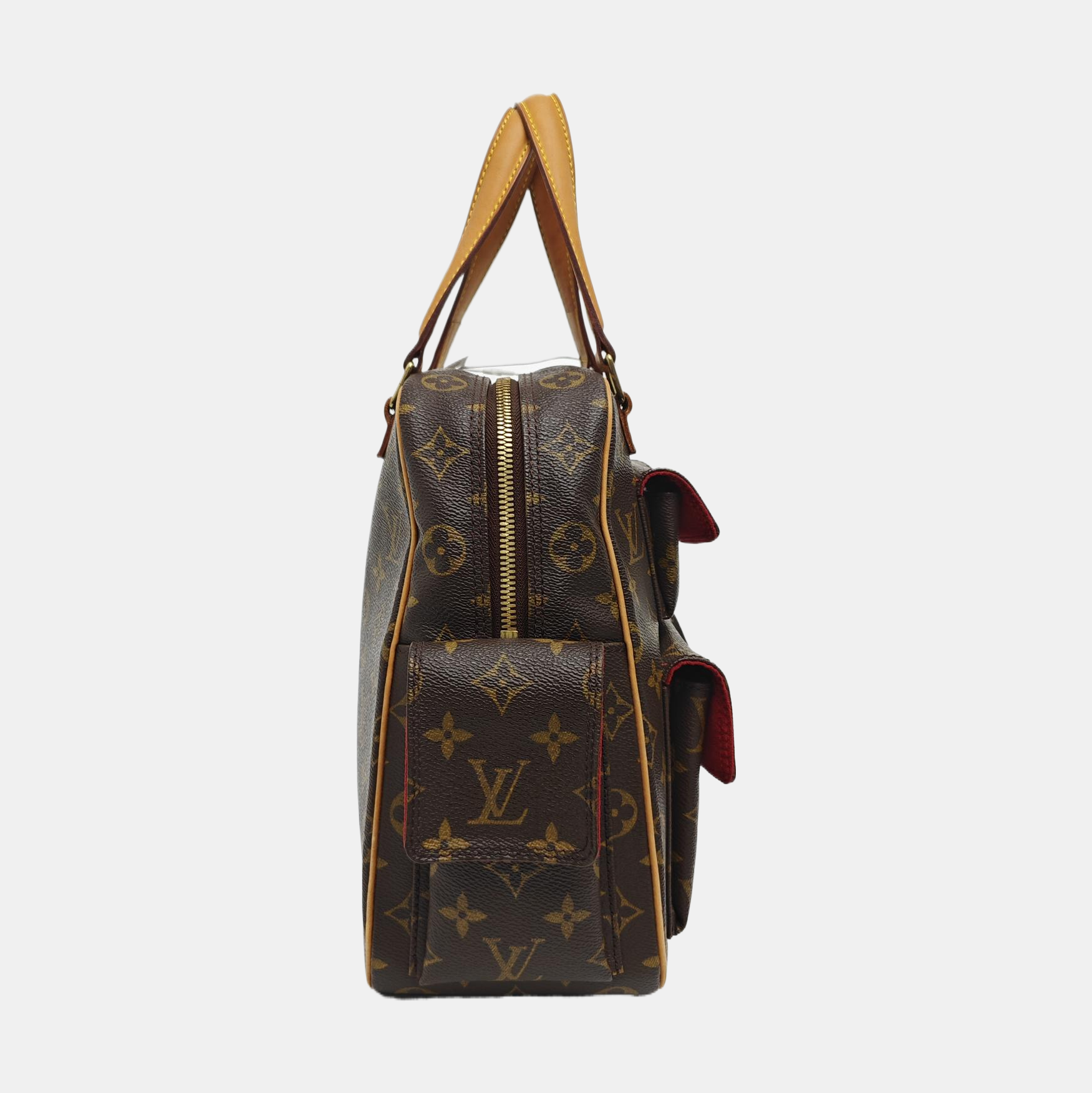 EXCENTRI-CITE Monogram Coated Canvas Brown