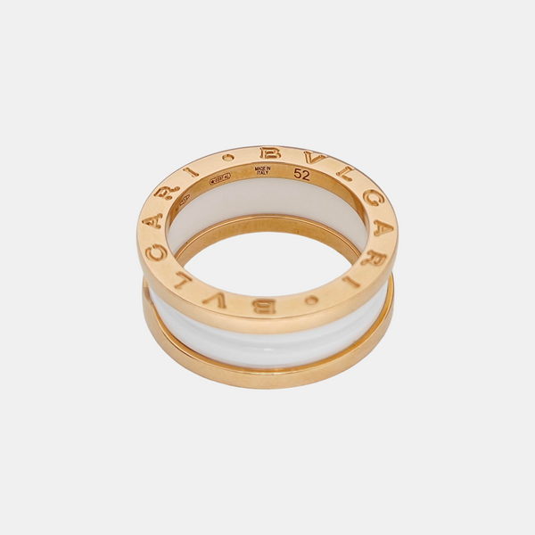 B.ZERO1 18k Rose Gold Ring EU 52