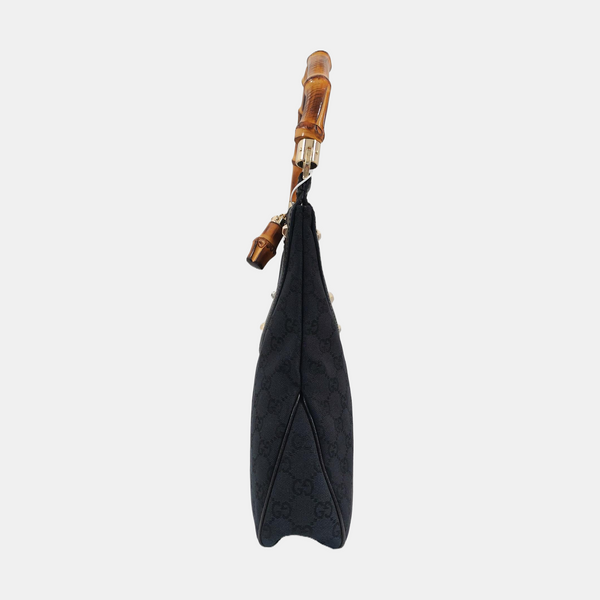 Anita Monogram Canvas Black