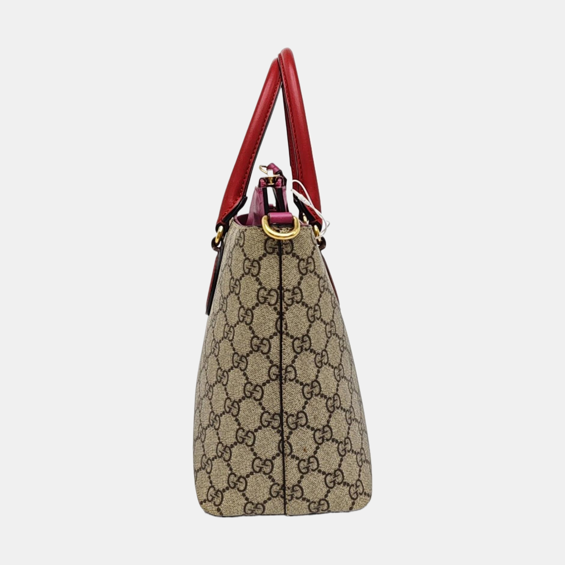 GG Blooms Monogram Coated Canvas Beige