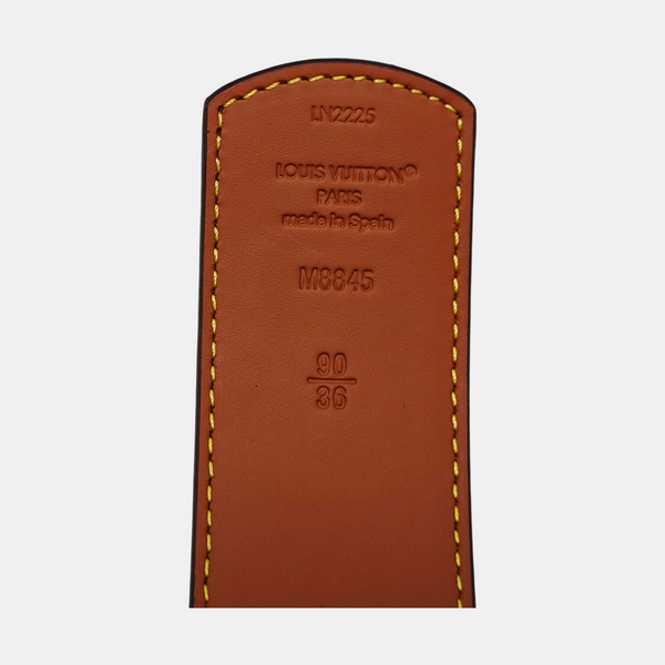 Coated Canvas Belt Brown