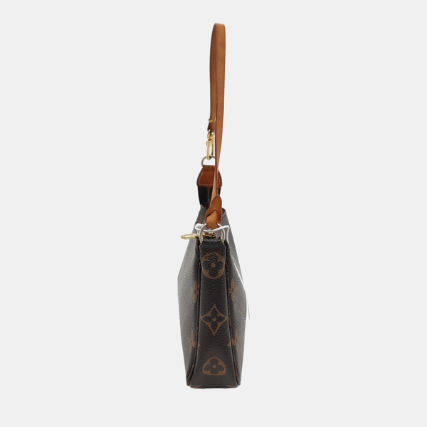 ACCESSOIRES Monogram Coated Canvas Brown