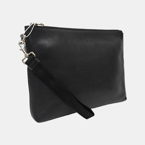 Calfskin Clutch Black