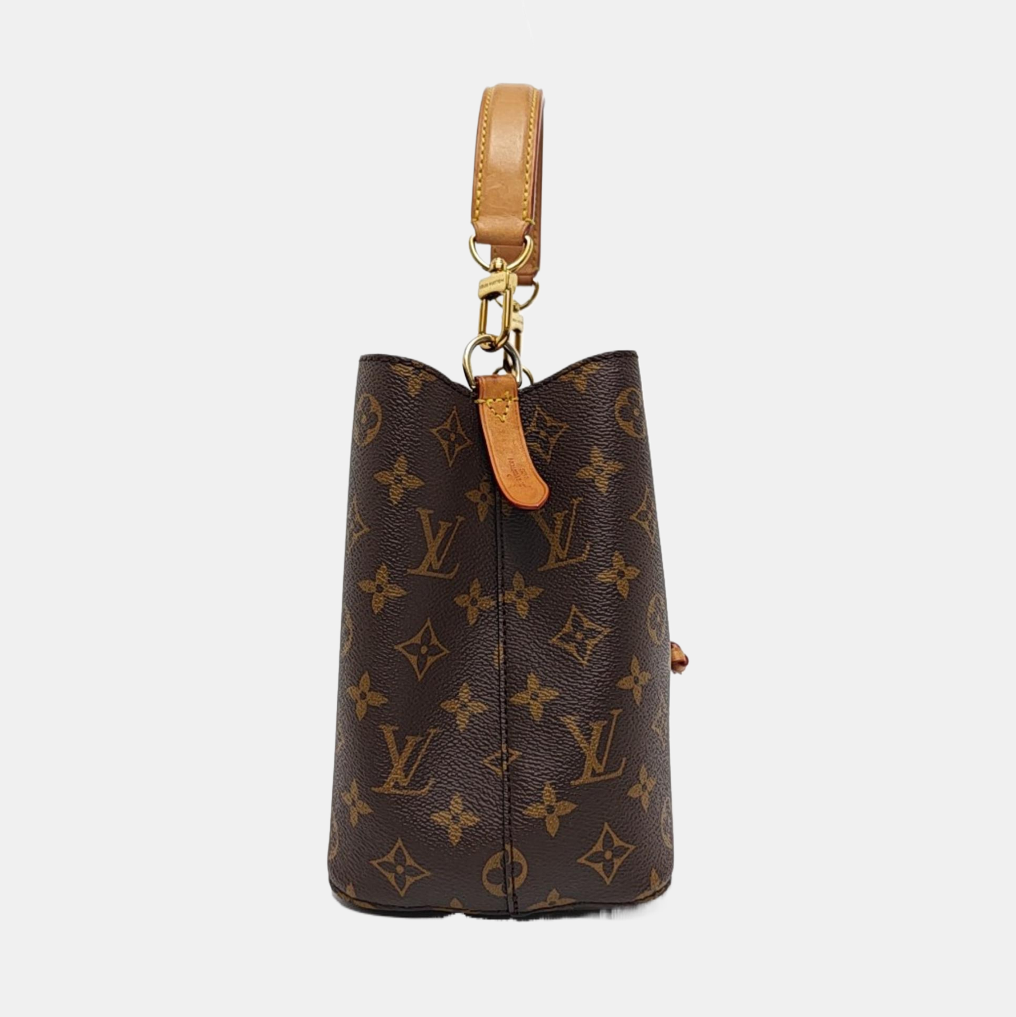 NÉONOÉ BB Monogram Coated Canvas Brown
