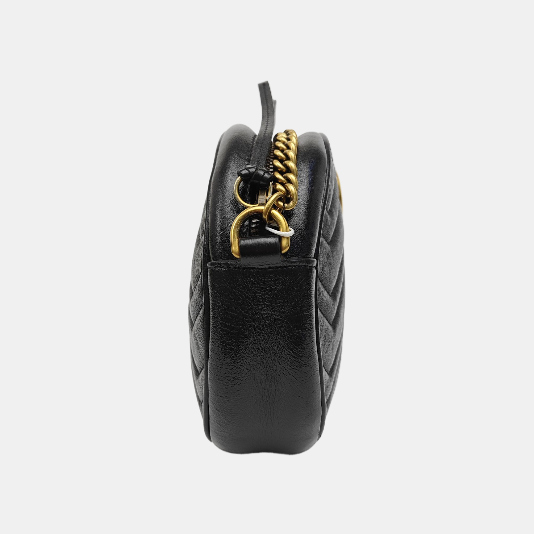 GG Marmont Mini Quilted Calfskin Black