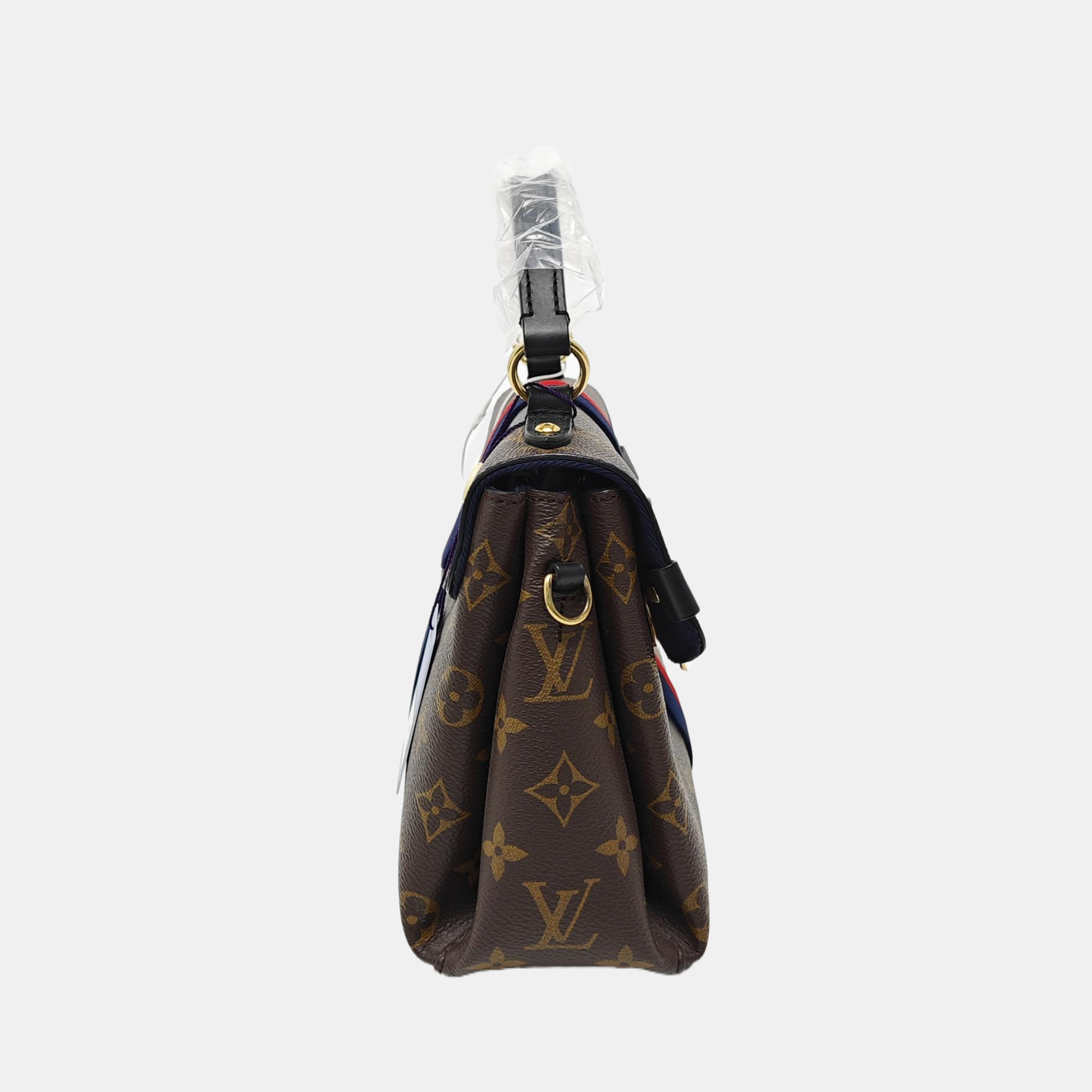 GEORGES BB Monogram Coated Canvas Brown