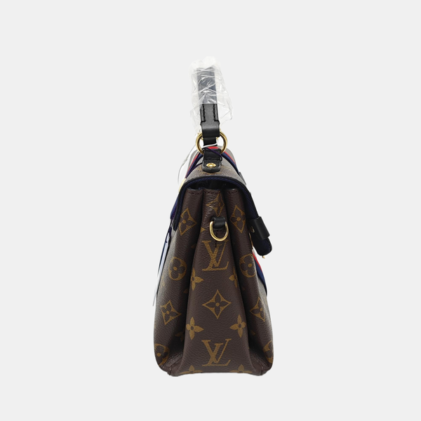 GEORGES BB Monogram Coated Canvas Brown