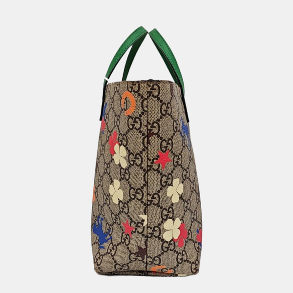 GG Imprime Coated Canvas Beige