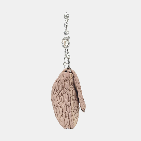 Crystal Quilted Lambskin Pink