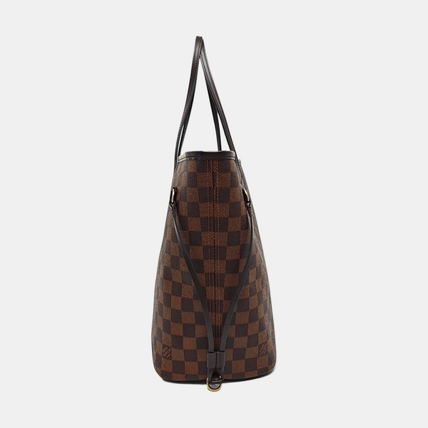 NEVERFULL MM Damier Ebene Coated Canvas Brown