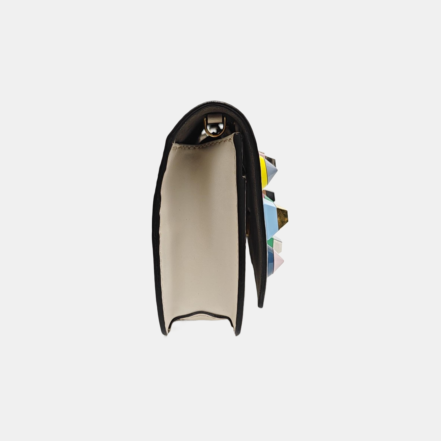 Calfskin Shoulder Bag Beige
