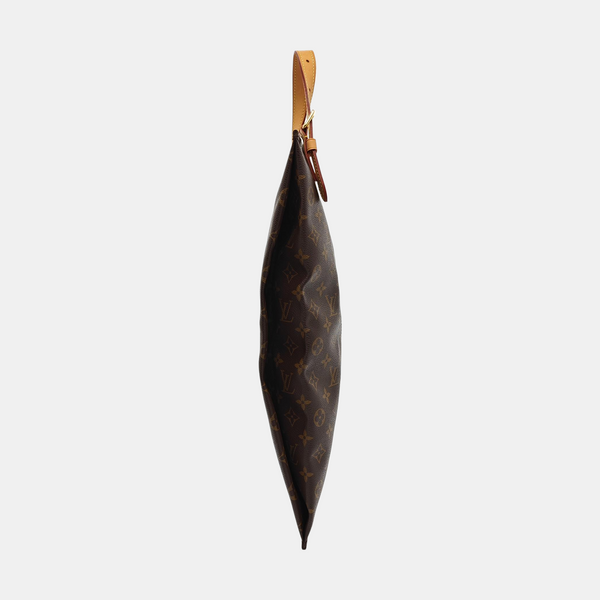 Monogram Coated Canvas Top Handle Bag Brown