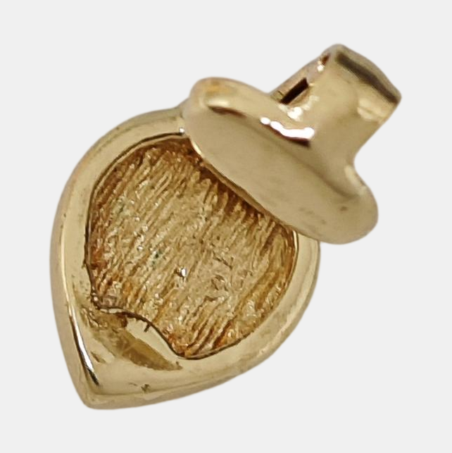 Metal Gold Clip On Earrings