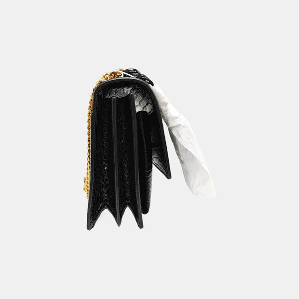 SUNSET Medium Calfskin Black
