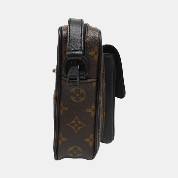 CHRISTOPHER Monogram Coated Canvas Brown