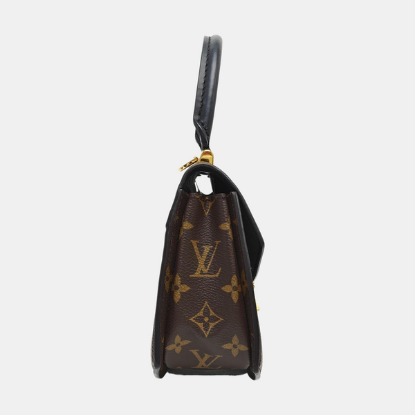 Monogram Coated Canvas Shoulder Bag Super Mini Brown