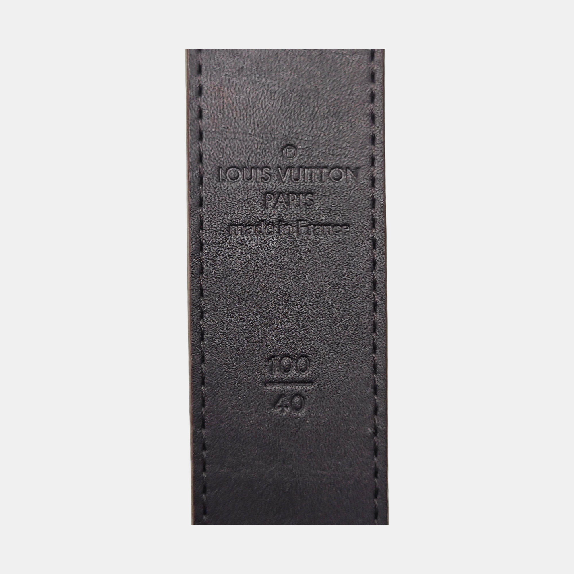 Coated Canvas Belt Brown