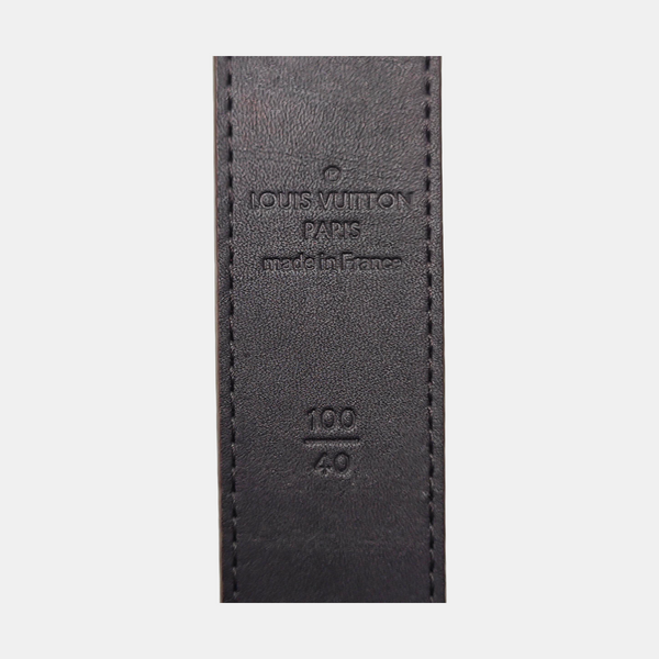 Coated Canvas Belt Brown